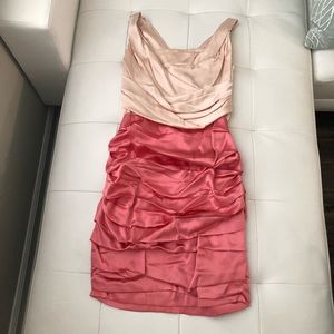 Two-toned mini dress